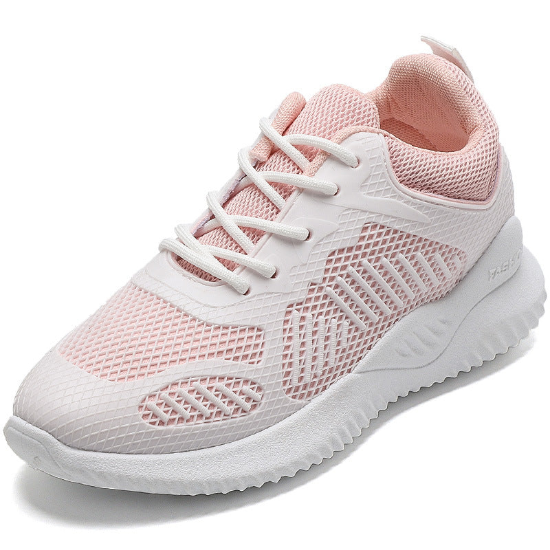 2023 Spring And Summer New Single Mesh Breathable Casual Women&amp;amp;#039;s Shoes All-match Alpha Student Coconut Sports Running Shoes Women A005